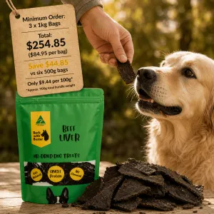 Beef Liver Dog Treats – 3kg Bulk Pack thumbnail 2