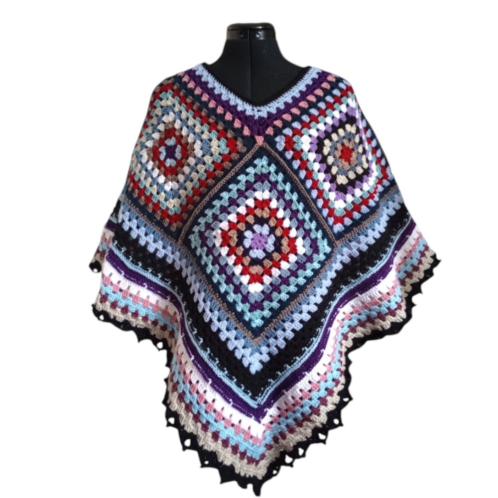 Miramara Designs - Emily Ladies Crochet Poncho