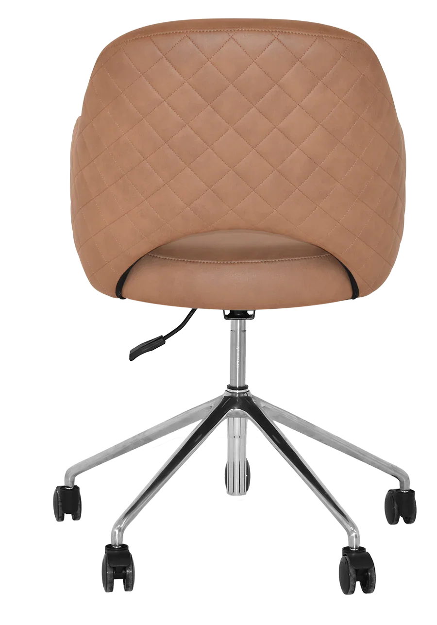 EZ ARM CHAIR ALBURY CASTOR V2 POLISHED ALUM