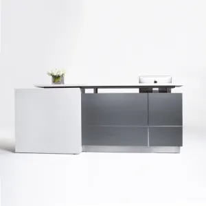 GP Calvin Reception Counter in 2 Pack Finish with Stone Hob thumbnail 6