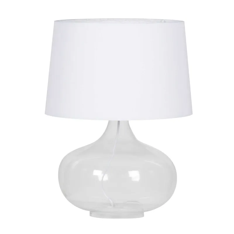 SH Avery Transparent Glass Table Lamp