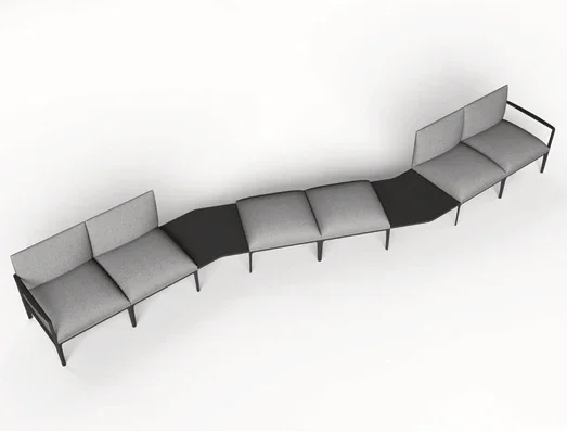 DD Kinetic Floating Shaped Coffee Table for Kinetic Breakout Seating