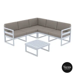 FL Mykonos Hospitality Outdoor Corner Loungeset with Cushions thumbnail 2