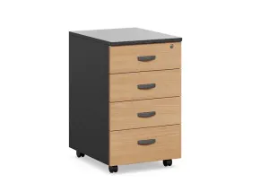DD Accent 4 Drawer Mobile Pedestal thumbnail 1