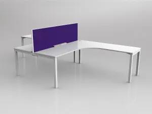OL Axis 2 User 90° Workstation with Screen - Breathe Fabric thumbnail 8
