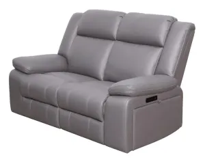 VI Cooper Fabric Upholstered 2 Seater Electrical Recliner Lounge thumbnail 1