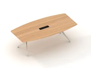 GP Potenza 2 Legs Boardroom Table with Cable Tray thumbnail 4