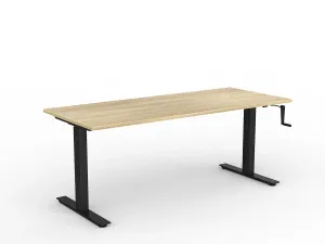 OL Agile Winder Height Adjustable Desk - Black Frame thumbnail 19