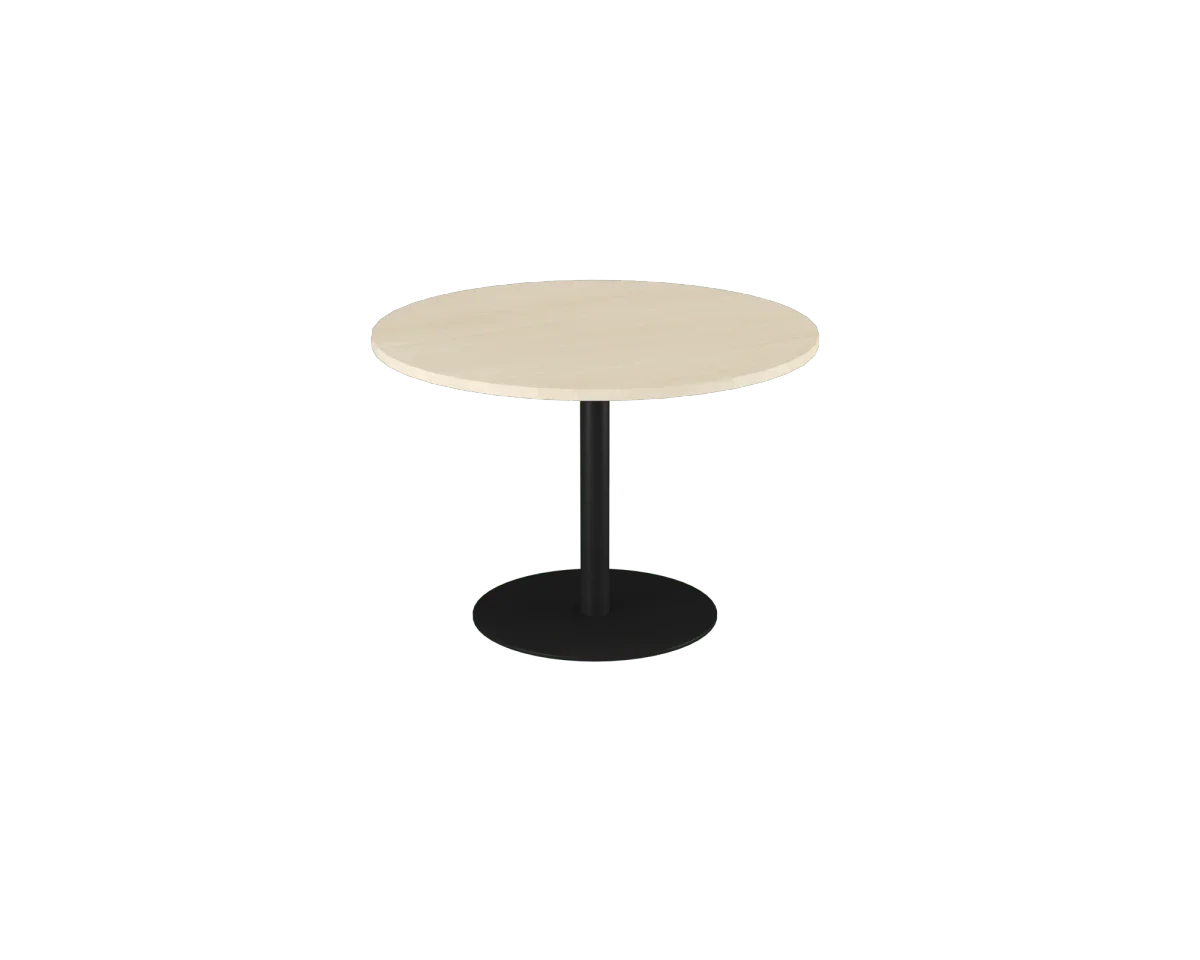 OL Metal Disc Base Round Meeting Table