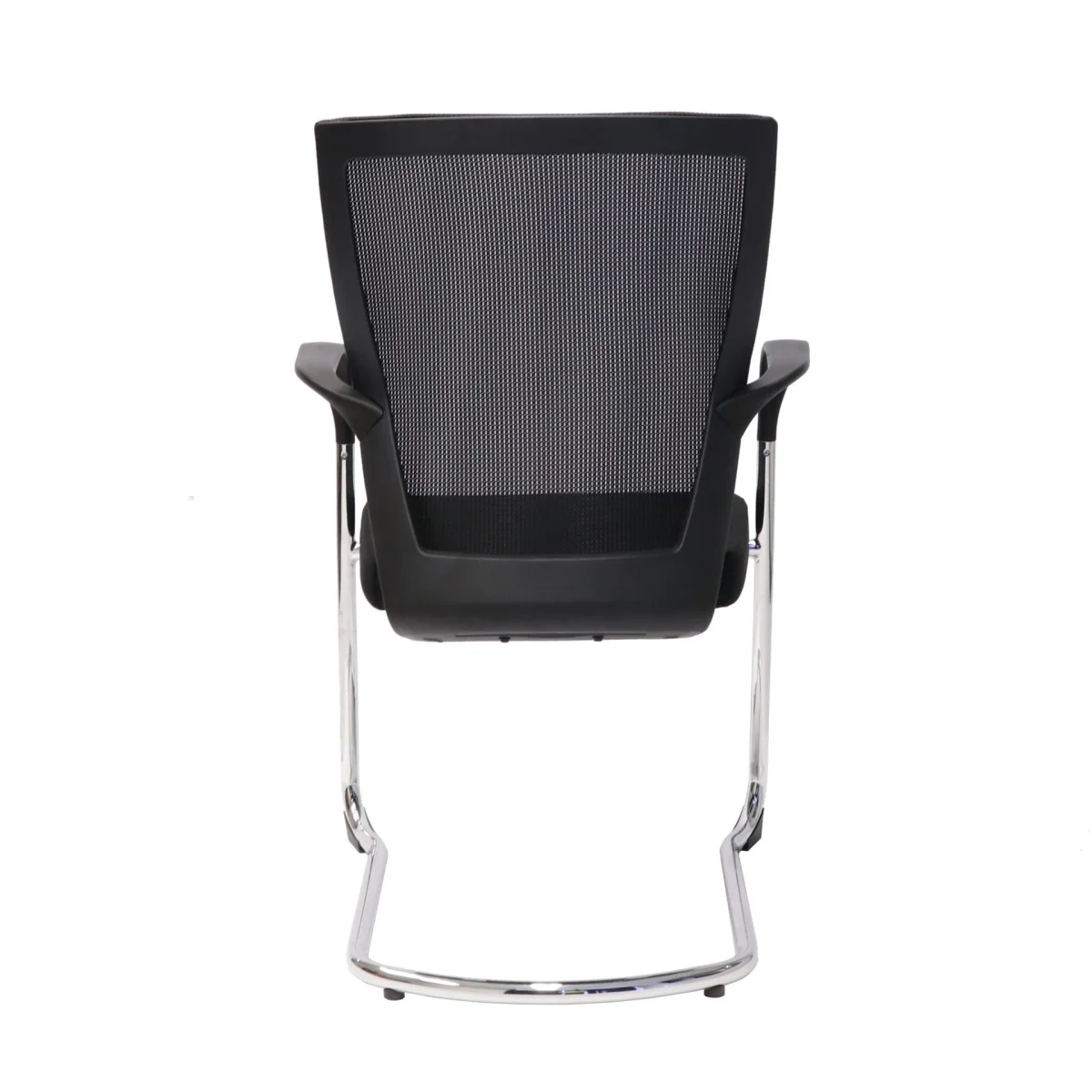 RL WMCC Chrome Sled Base Mesh Back Visitor Armchair