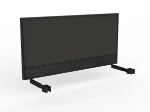 OL Studio Screen with Ducting for Agile Individual Desk – Splice Fabric with Black Frame thumbnail 19