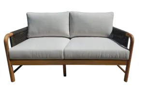 VI Elliston Solid Timber 2 Seater Outdoor Lounge with Cushion thumbnail 1