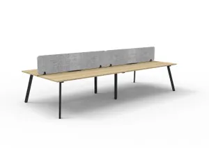 RL Eternity Double Sided Workstation with Grey Eco Panel Screen thumbnail 11
