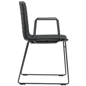 ST Mia PU Leather Upholstered Sled Base Breakout Armchair thumbnail 2
