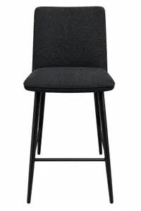 MD Loftus Fabric Upholstered Metal Leg Bar Stool thumbnail 4