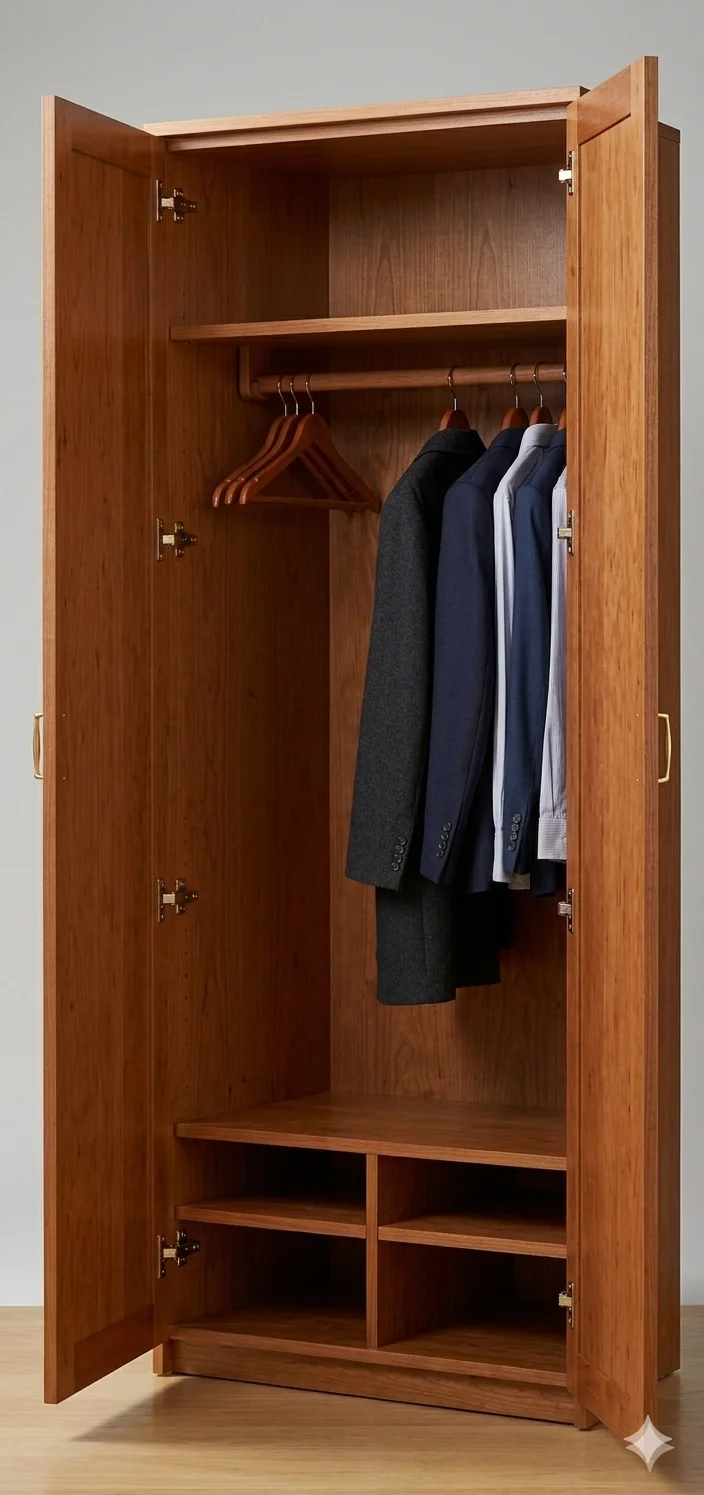 DD CC Plus Swing Door Coat Cupboard