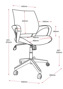 RL Vesta Mesh Back Office Chair thumbnail 3