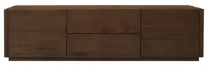 CT Gatsby Solid Timber 2 Door 2 Drawer Entertainment Unit thumbnail 3