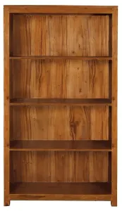 CT Amsterdam Solid Mahogany Timber Wide Bookcase thumbnail 2