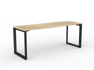 OL Anvil Straight Desk – Oak Top with White Frame thumbnail 23