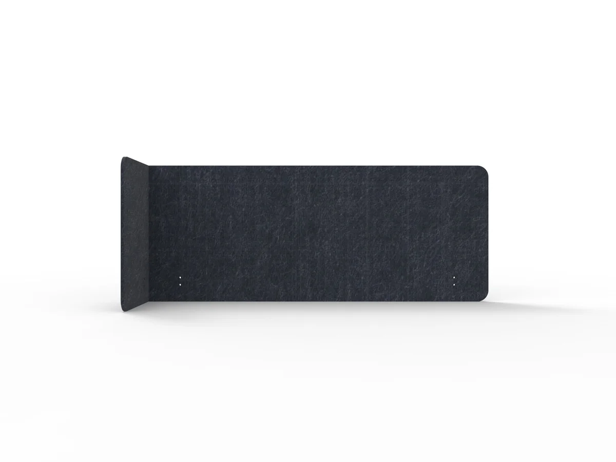 RL Acouline  Quarter Left End Wrap Screen for Workstation