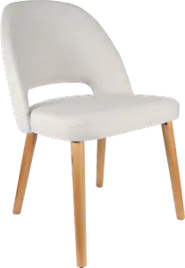 FL Semifreddo Fabric Upholstered Timber Legs Hospitality Chair thumbnail 7