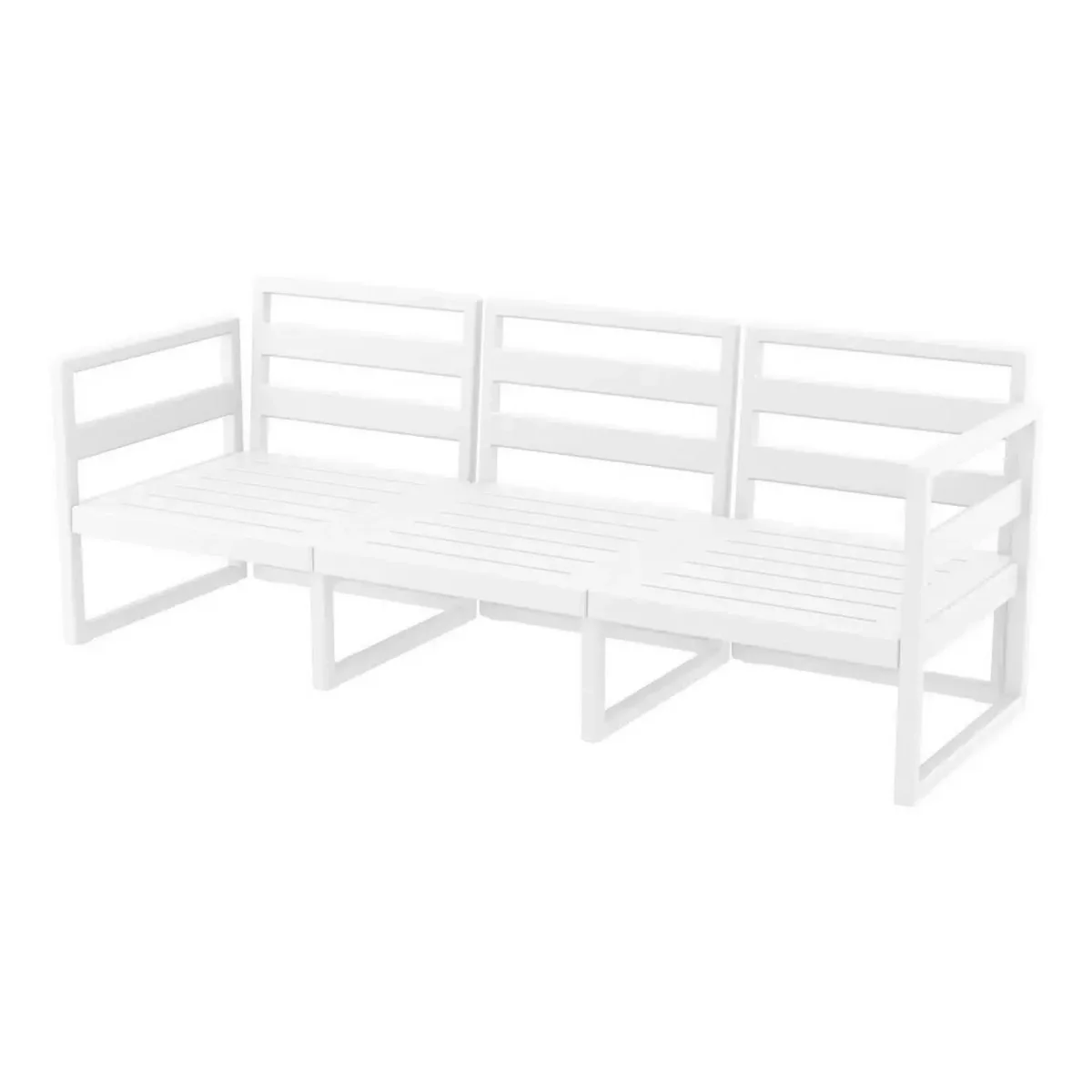 FL Mykonos Aluminium Hospitality Outdoor 5 Seater Lounge Set