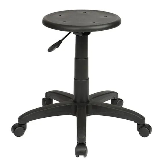 ST State PU Upholstered Height Adjustable Industrial Stool