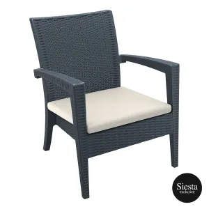 FL Miami Tequila Hospitality Outdoor Lounge Armchair thumbnail 1