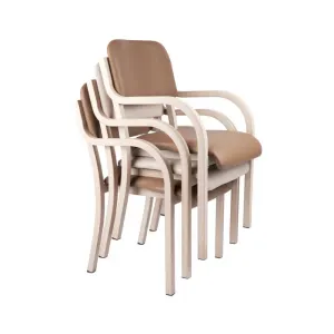 MA Woodtech Fabric or Vinyl Upholstered Stackable Visitor Chair thumbnail 2