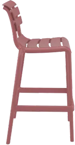 FL Helen Hospitality Stackable Outdoor Barstool thumbnail 11