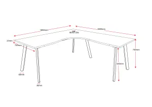 RL Eternity Corner Desk thumbnail 5