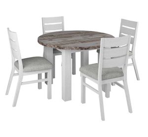 VI Homestead Solid Timber 2 Tone Round Dining Table thumbnail 2