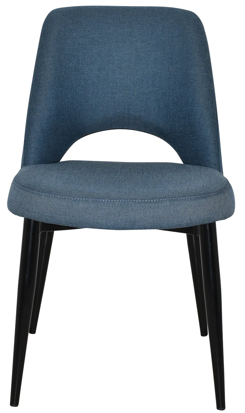 EZ Albury Black Metal Leg Upholstered Hospitality Dining Chair thumbnail 10