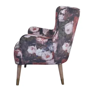 BT East Hampton Velvet Upholstered Accent Chair thumbnail 6