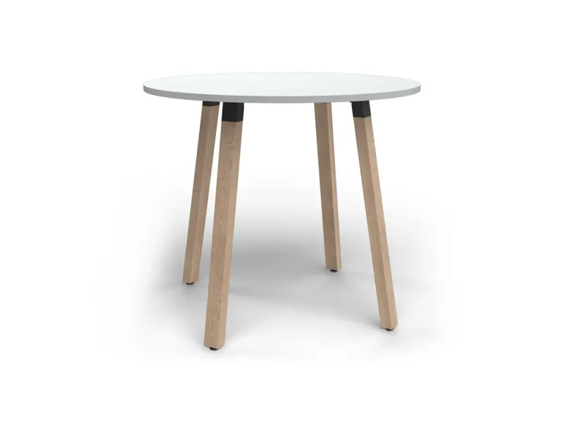 OL Plantation Timber Leg Round Bar Leaners Table