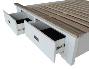 VI Folkestone Solid Timber Storage Bed, Dresser & Bedsides Set thumbnail 6