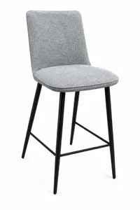 MD Loftus Fabric Upholstered Metal Leg Bar Stool thumbnail 1