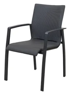 VI Baska Aluminium Framed Outdoor Stackable Dining Chair with Cushion thumbnail 9