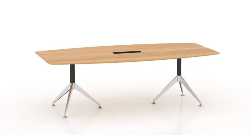 GP Potenza 3 Legs Boardroom Table with Cable Tray