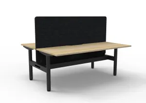 RL Halo Static Back to Back 2 User Workstation with Eco Panel Screen thumbnail 15