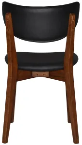 EZ Rialto Solid Timber Framed PU Upholstered Hospitality Dining Chair thumbnail 3