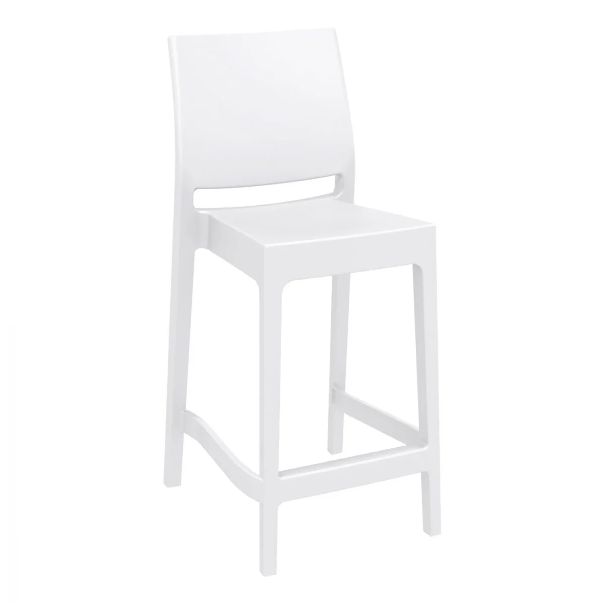 FL Maya Hospitality Outdoor Stackable Bar Stool