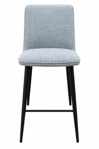 MD Loftus Fabric Upholstered Metal Leg Bar Stool thumbnail 2