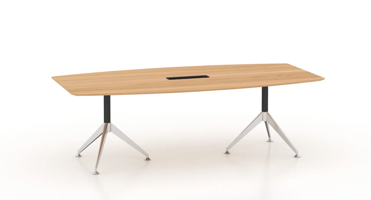 GP Potenza 3 Legs Boardroom Table with Cable Tray