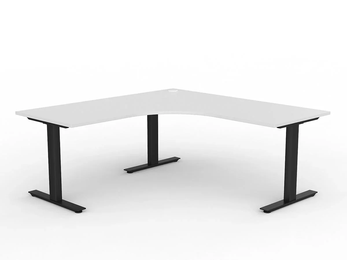 OL Agile Fixed Height 90° Corner Desk