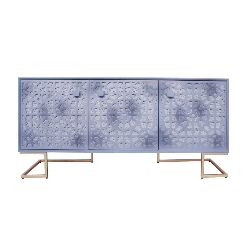 CR Silvius Solid Timber 3 Door Sideboard