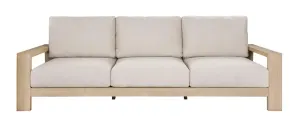VI Marrakesh Solid Timber 3 Seater Shaded Outdoor Lounge with Cushion thumbnail 5