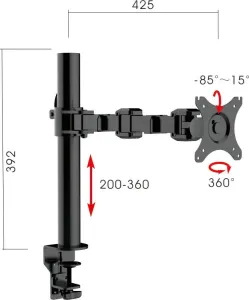 RL Revolve Single Monitor Arm thumbnail 6