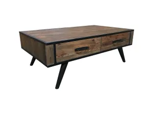 MF Rio Recycled Timber 4 Drawer Coffee Table thumbnail 1